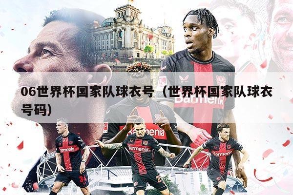06世界杯国家队球衣号（世界杯国家队球衣号码）