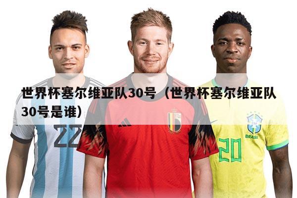 世界杯塞尔维亚队30号（世界杯塞尔维亚队30号是谁）