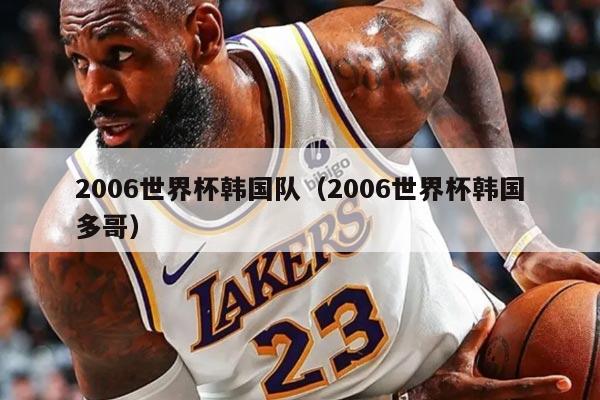 2006世界杯韩国队（2006世界杯韩国多哥）