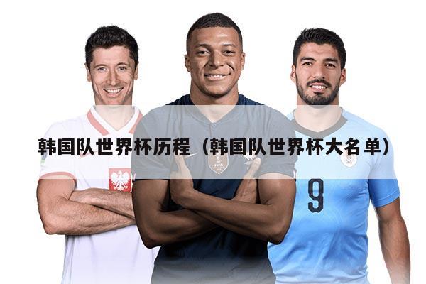 韩国队世界杯历程（韩国队世界杯大名单）